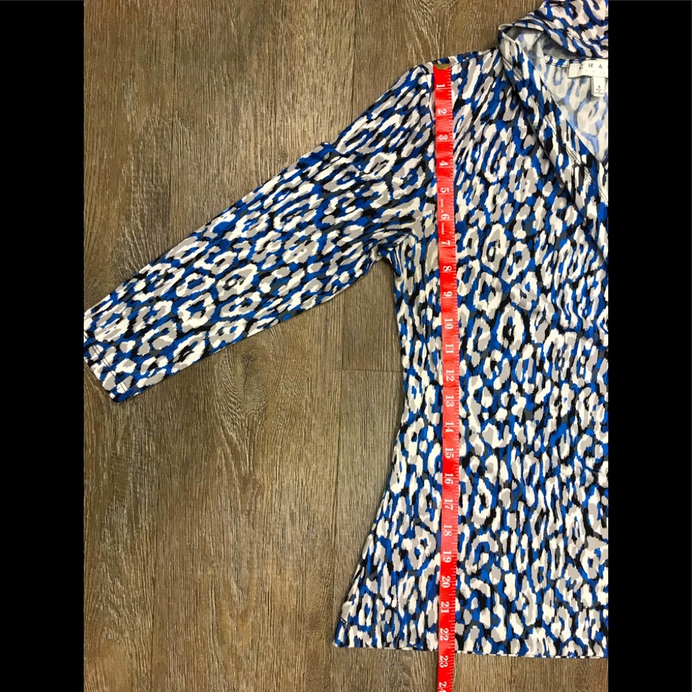 Leopard print wrap top - Picture 4 of 7